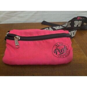 Victoria’s Secret PINK Fanny Pack Adjustable Waist Belt Bag We Run This Beach